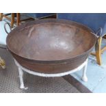 FIRE BOWL, Indian style, 80cm diam.