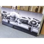 COLLECTION OF AVIATOR PRINTS, contemporary school, 120cm L.