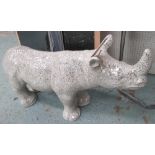 RHINO, mosaic effect, 101cm L.