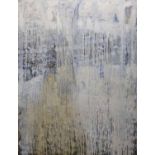 GINETTE FIANDACA 'Frost', mixed media on canvas, signed verso.