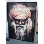 PORTRAIT OF A SIKH GENTLEMAN, 145cm x 104cm.