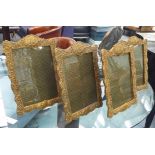 PICTURE FRAMES, a set of four, vintage French style gilt finish, 45cm H.