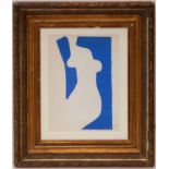 HENRI MATISSE 'Nu Bleu V', original lithograph from the 1954 edition after Matisse's cut-outs,