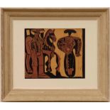 PABLO PICASSO 'Picador & Matador', linocut, Suite: Limogravures, 1962, 26cm x 33cm,