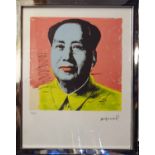 ANDY WARHOL 'Mao', lithograph on Arches watermarked paper,