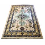 FINE PERSIAN HERIZ RUG, 218cm x 147cm,