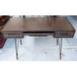 WRITING TABLE, in the French Industrial manner, 82cm H.