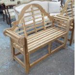 ORANGERY BENCH, Malborough style, 135cm W.