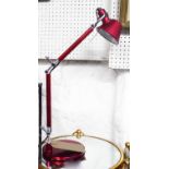 TOLOMEO MICRO TABLE LAMP BY ARTEMIDE, red, 53cm H.