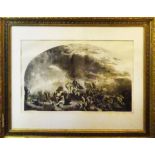 AFTER EUGENE DELACROIX, a pair of engravings, 55cm x 80cm each, framed and glazed.