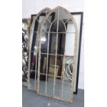 ORANGERY MIRRORS, a pair, French provincial style, 160cm x 67cm.