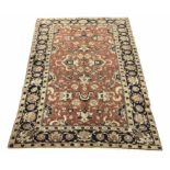 FINE PART SILK HEREKE RUG, 186cm x 134cm,