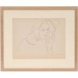 HENRI MATISSE 'Collotype I9', 1943, printed by Martin Fabiani, edition: 950, 25cm x 32cm,