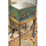 CABINET ON STAND, early 20th century,