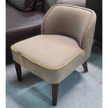 SIDE CHAIR, in a 1960's Italian inspired style, 70cm H.