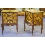 COMMODES, a pair,