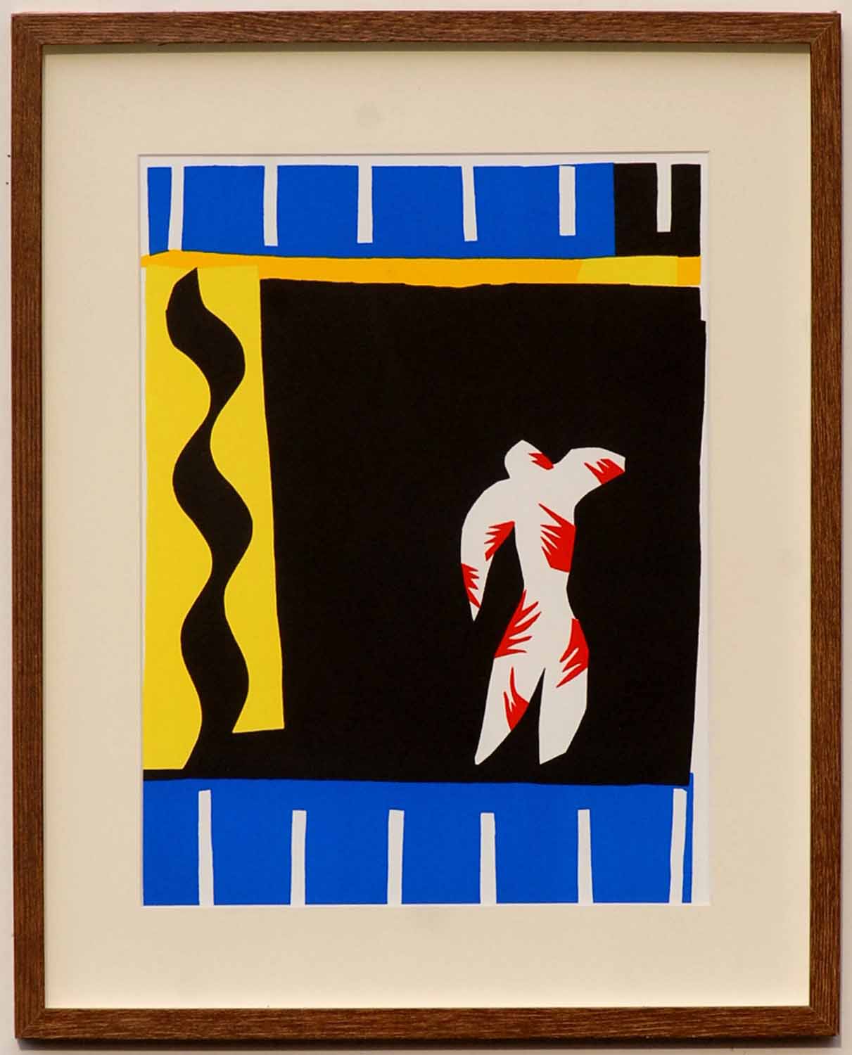 HENRI MATISSE 'Le clown', 2004, lithograph after cut out, printed by Mourlot, edition:1500,