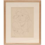 HENRI MATISSE 'Collotype O2', 1943, printed by Martin Fabiani, edition: 950, 32cm x 25cm,