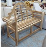 ORANGERY BENCH, Malborough style, 135cm W.