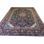 FINE PERSIAN KASHAN CARPET, 395cm x 292cm,