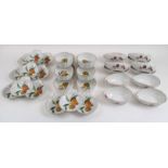 ROYAL WORCESTER 'EVESHAM' DINNER WARES, comprising twelve avocado dishes,