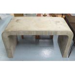 WRITING TABLE, contemporary concrete construction, 75cm H.