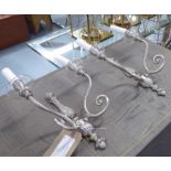 WALL LIGHTS, a pair, vintage style, 40cm L.