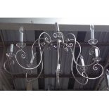 CHANDELIER, contemporary Spanish style, 50cm drop approx.