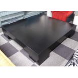 MERIDIANI SUMO TABLE, square, in black, 150cm x 150cm x 30cm H.