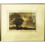 NORMAN ACKROYD 'Windrush Moonlight', 1997, etching, signed, dated, titled and numbered 63/90,