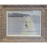 WILLIAM HENRY INNES (British 1905-1999) 'Morning Light', coloured chalks on grey paper,