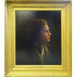 ALBERT MILLS 'Portrait of Wilhelm Backhous', oil on canvas, signed lower right, 65cm x 51cm, framed.