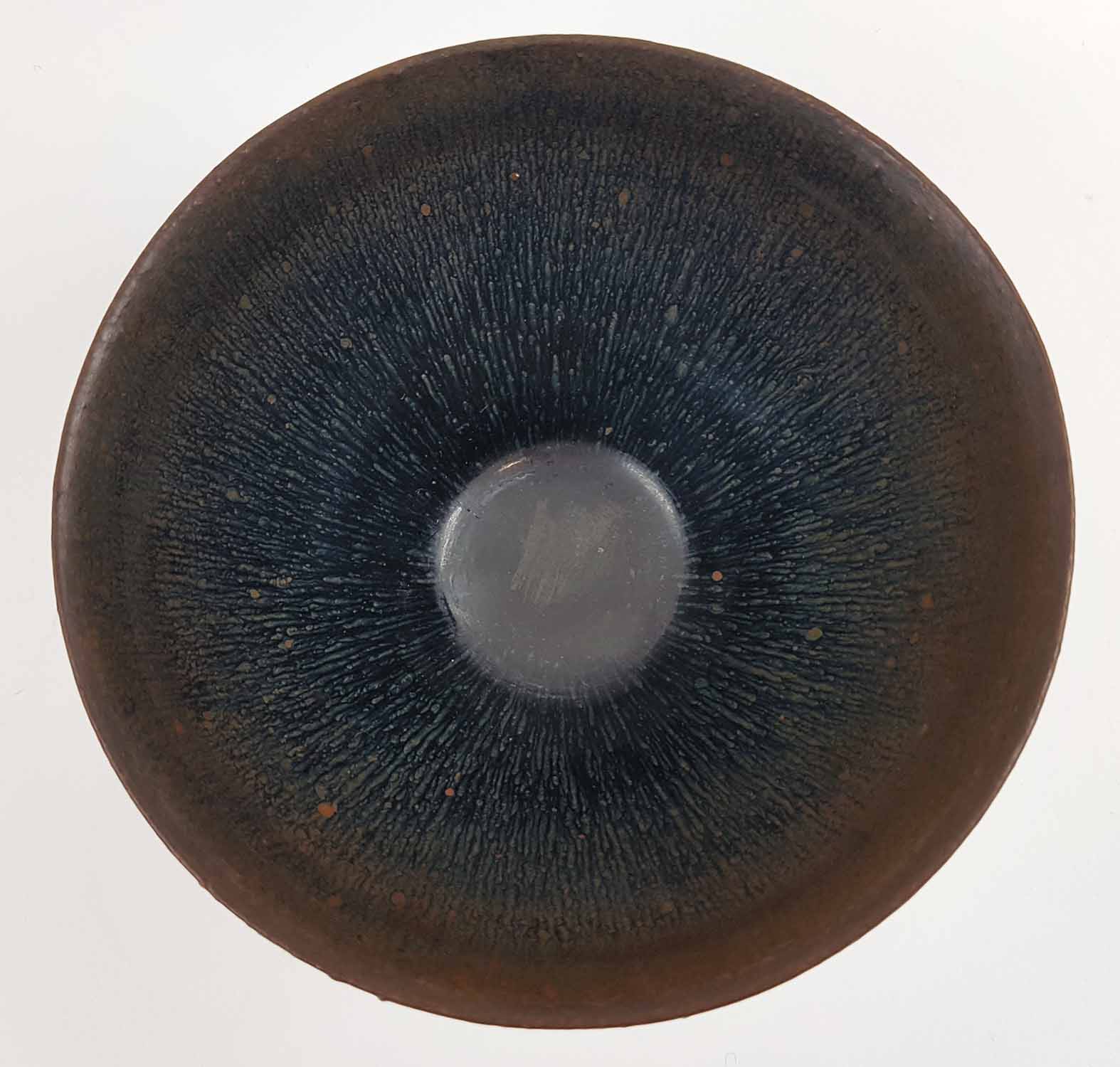 BOWL, a Jian Hares fur blackish persimmon glazed conical shaped,possibly Song dynasty (960-1279), - Image 6 of 6