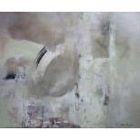 NIGEL KINGSTON 'Abstract', acrylic and beeswax on canvas, signed, 100cm x 120cm.