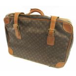 LOUIS VUITTON MONOGRAM SUITCASE, on castors, approx 60cm x 13cm x 44cm.