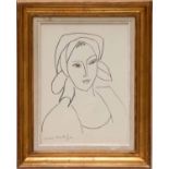 HENRI MATISSE 'Portrait De Femme', 1946, lithograph, edition 950, Ref.