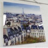 21ST CENTURY PHOTOPRINT, of Paris, on acrylic, 80cm x 80cm.