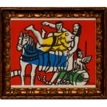 FERNAND LEGER 'Circus', Quadrichrome, Ref. Maeght, 40cm x 46cm, framed and glazed.