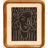 HENRI MATISSE 'Teeny', 1959, linocut, signed in the plate, 30cm x 23cm, framed and glazed.
