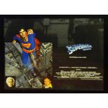 WARNER BROS 1978 'Superman - The Movie', lobby poster, 75cm x 100cm, framed and glazed.