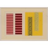 JOSEF ALBERS 'Abstract', silkscreen, Suite: Interaction of colours, 33cm x 51cm, framed and glazed.