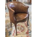 DESK CHAIR, early 20th century, George III design,