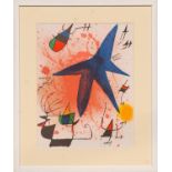 JOAN MIRO 'The Star', 1972, original lithograph, printed by Mourlot, framed and glazed.