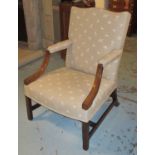 GAINSBOROUGH OPEN ARMCHAIR,