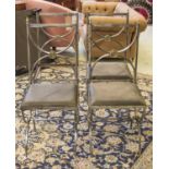 DINING CHAIRS, a set of four, 20th century,