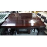 DINING TABLE, contemporary, South East Asian fruitwood, 80cm H x 153cm x 153cm.