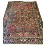 FINE ANTIQUE HERIZ carpet, 326cm x 230cm.