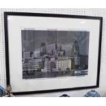 'LONDON SKYLINE' PHOTOPRINT, 80cm x 100cm.