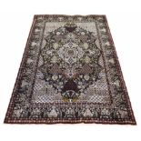 FINE PERSIAN TEHRAN RUG, 200cm x 134cm,