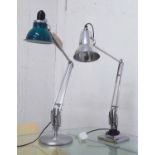 ANGLEPOISE LAMP, polished metal, made in England by Herbert Terry,